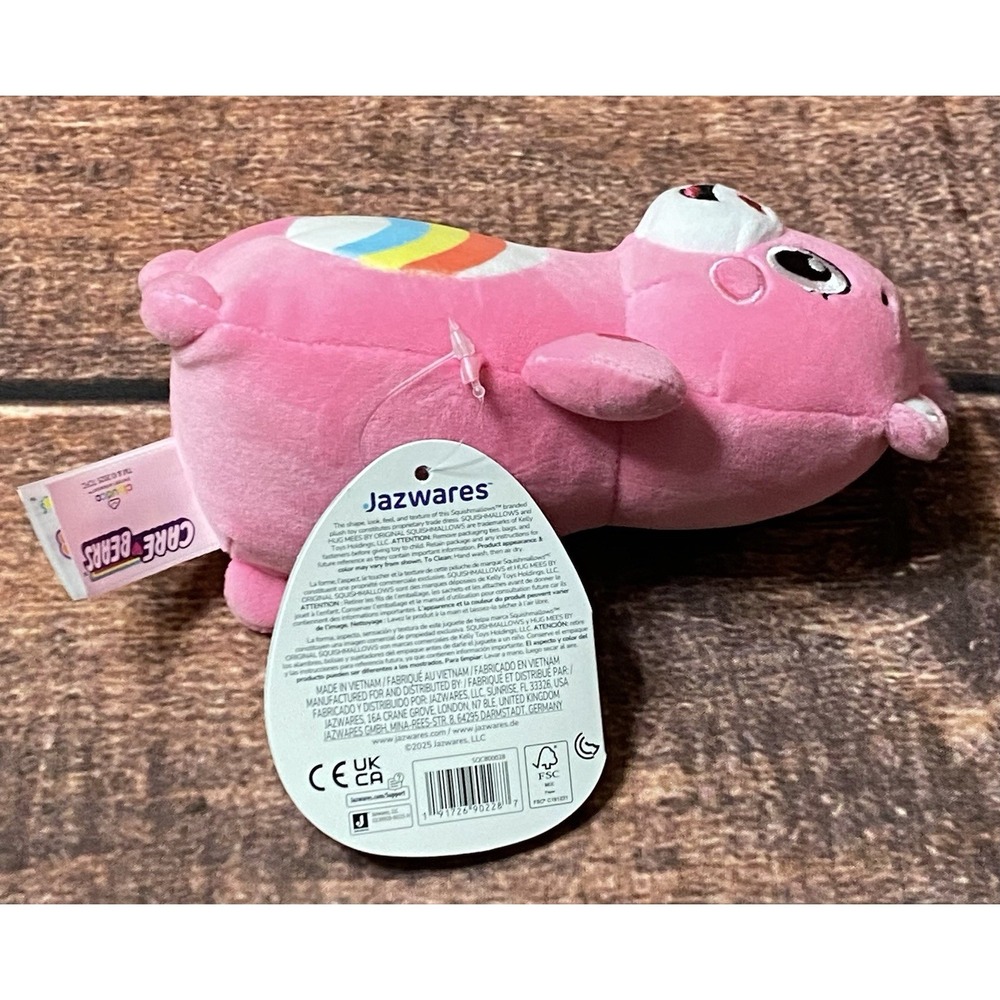 Squishmallows Hug Mees Care Bears "Cheer Bear" 6 inch Plush Toy New - Picture 14 of 16